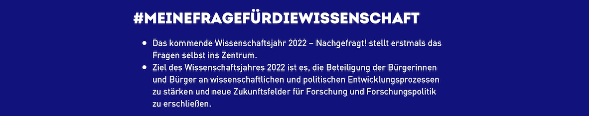 Symbolbild Wissenschaftsjahr 2022